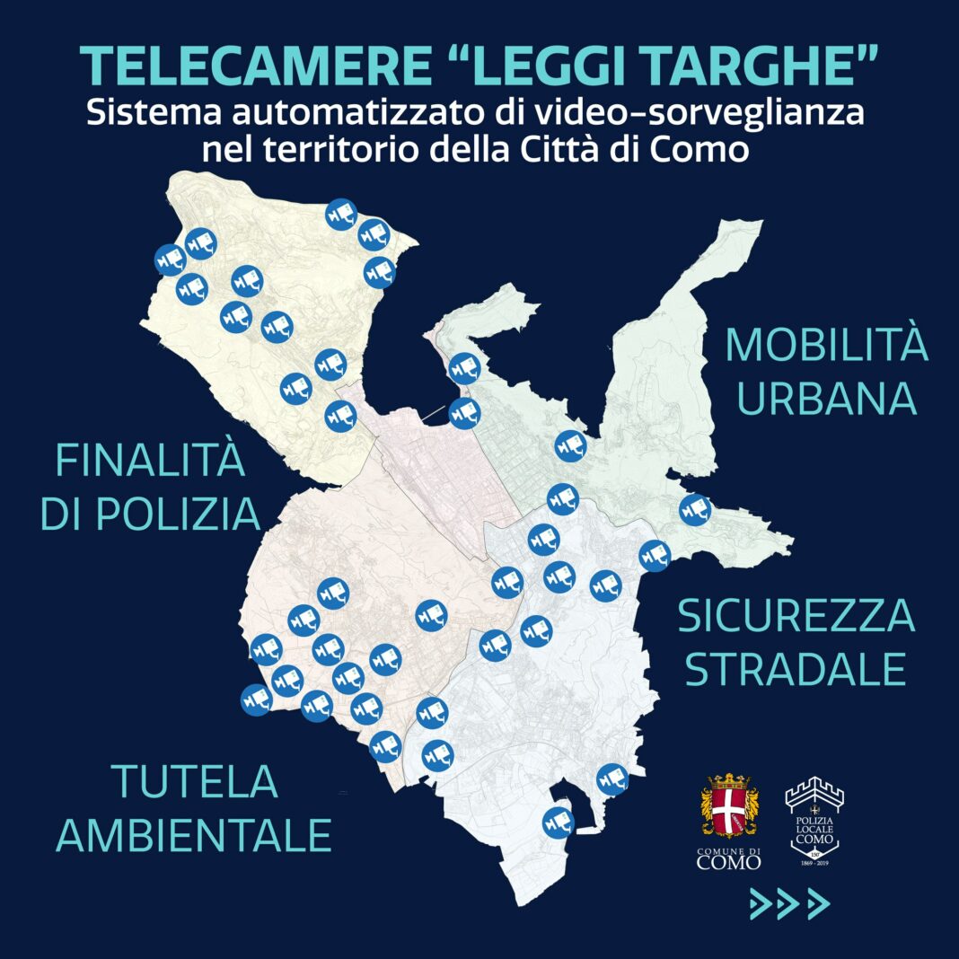 Test leggi targhe Como Polizia Locale