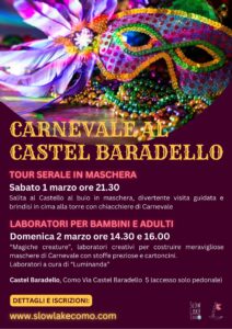 castello baradello carnevale eventi locandina como news notizie a como