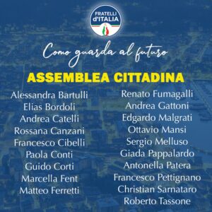 fratelli d'italia como assemblea cittadina alessandro nardone como news notizie a como